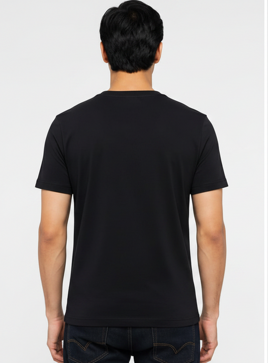 Dunnes Stores Essential V-Neck T-Shirt – Black