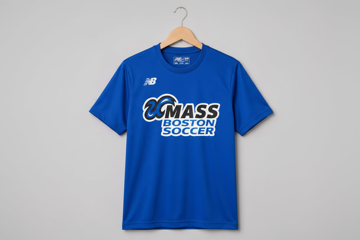 New Balance UMass Boston Soccer Royal Blue T-Shirt