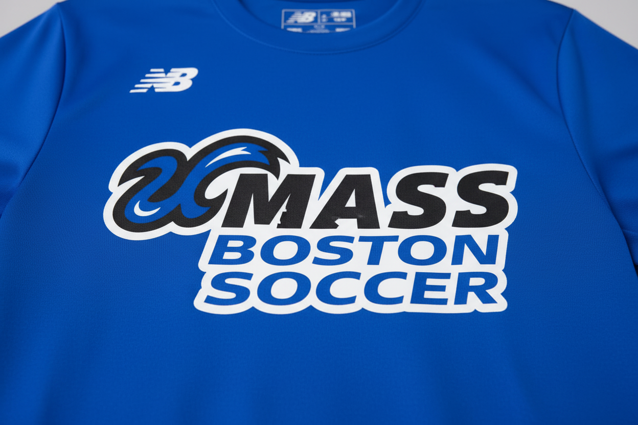 New Balance UMass Boston Soccer Royal Blue T-Shirt