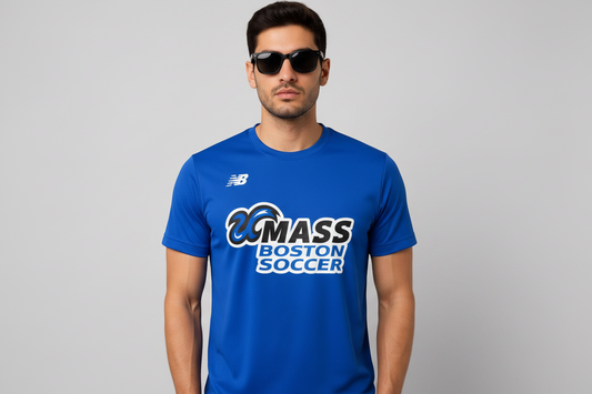 New Balance UMass Boston Soccer Royal Blue T-Shirt