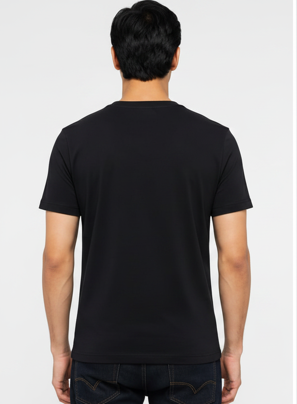 Dunnes Stores Essential V-Neck T-Shirt – Black
