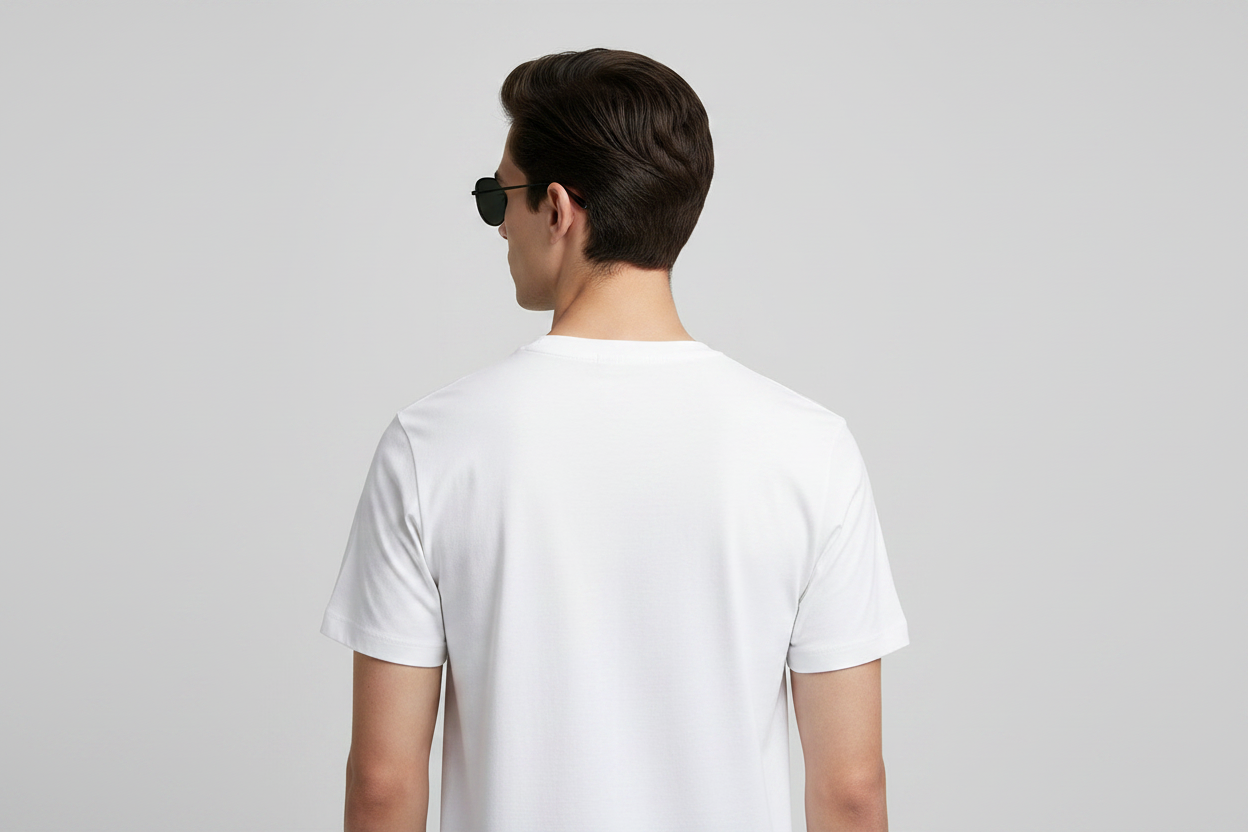 Jean Pascale Classic Pocket T-Shirt – White | 100% Cotton