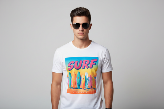 Jack & Jones Originals Surf Graphic T-Shirt – White