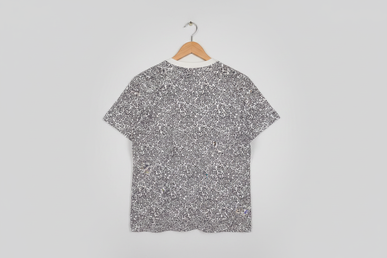 Keith Haring All-Over Print Graphic T-Shirt – White