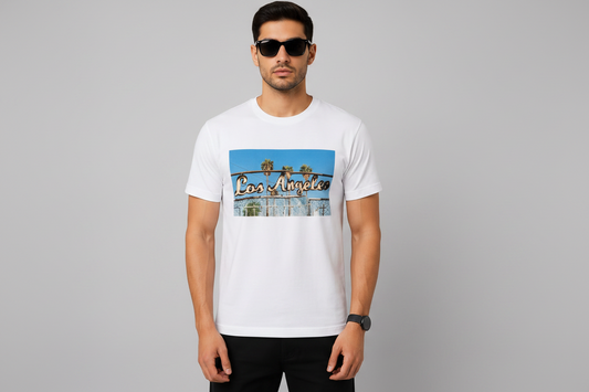 Los Angeles Photo Graphic T-Shirt