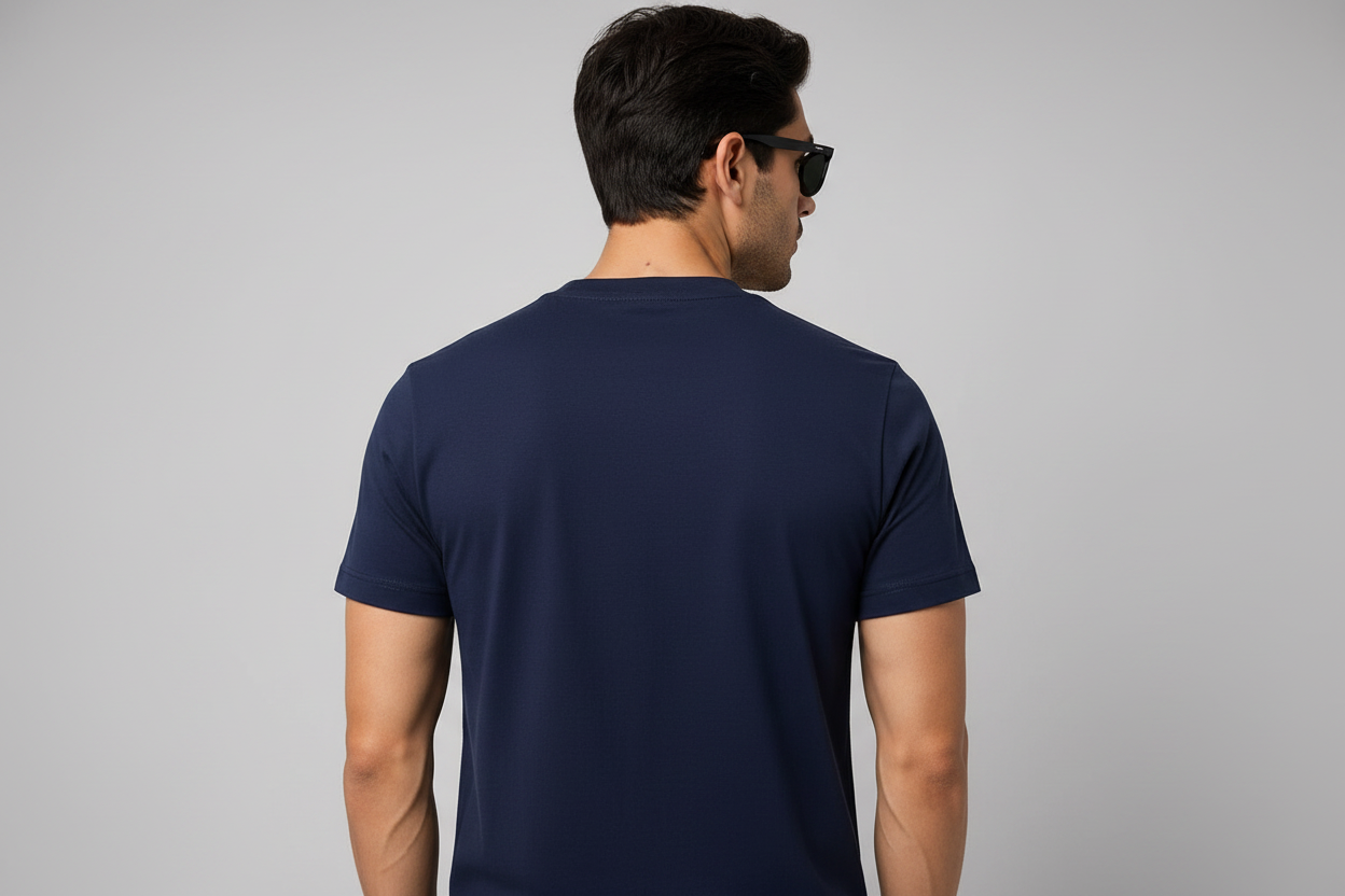 Jack & Jones Navy Blue Triangle Graphic T-Shirt
