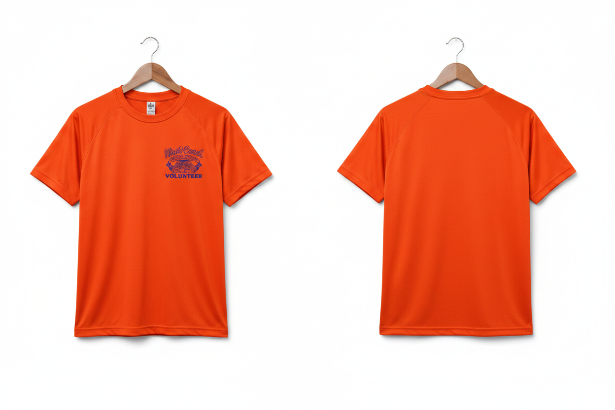 Orange Volunteer Graphic T-Shirt