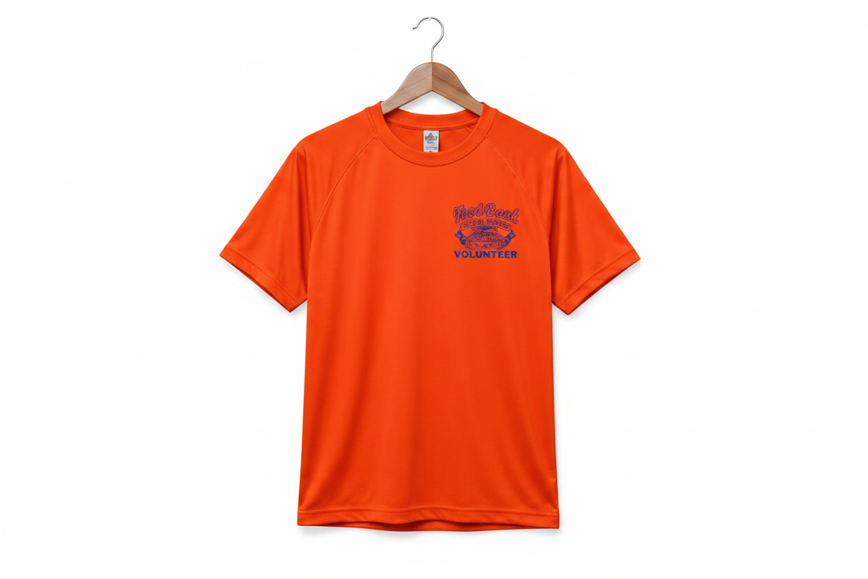 Orange Volunteer Graphic T-Shirt