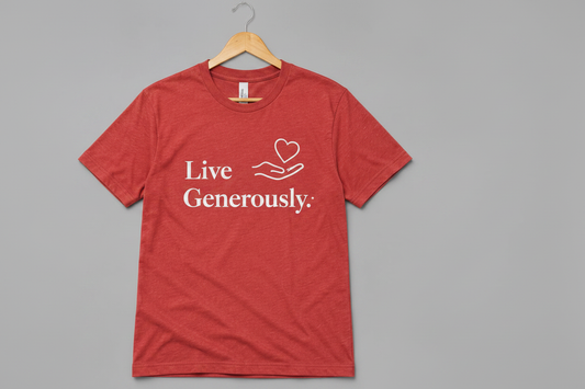 Red Live Generously Front