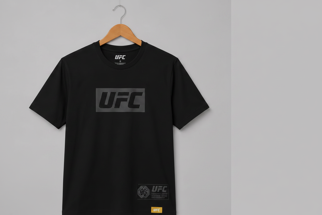 UFC Tonal Box Logo T-Shirt – Black